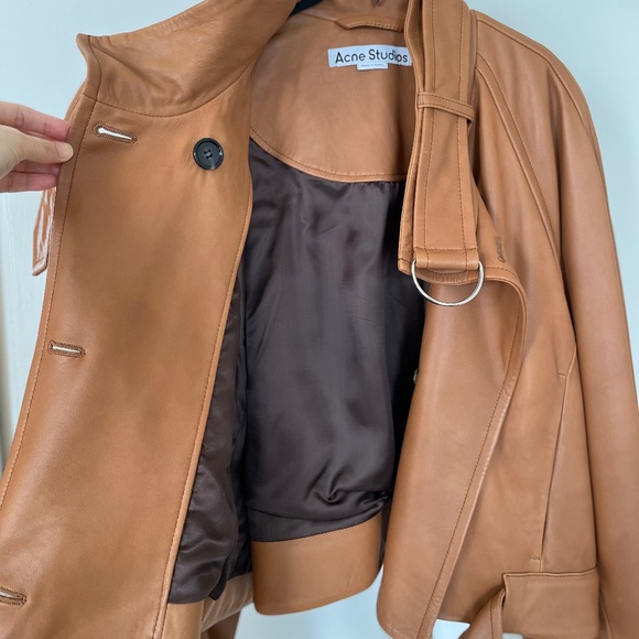 Acne Studios Lamb Leather Jacket - Picture 4 of 12